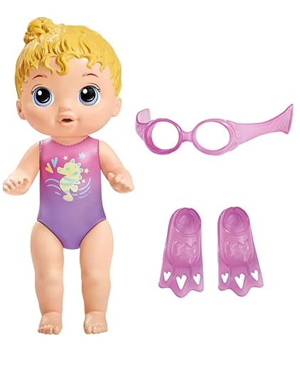 Boneca Baby Alive Bebê Piscina Loira F8140 - Hasbro