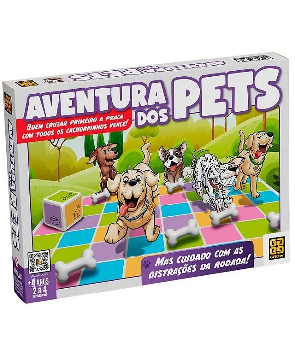 Jogo Aventura dos Pets 04394 - Grow