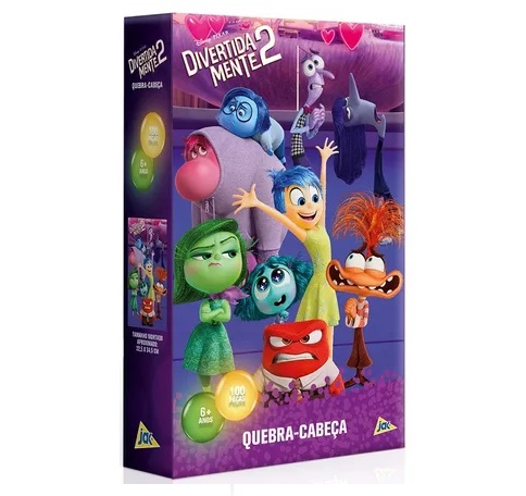 Quebra-Cabeça 100 Peças Divertidamente 2 3208 - Toyster