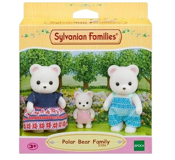 Sylvanian Families Família dos Ursos Polares 5396 - Epoch Magia