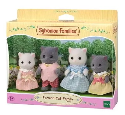 Sylvanian Families Família dos Gatos Persas 5455 - Epoch Magia