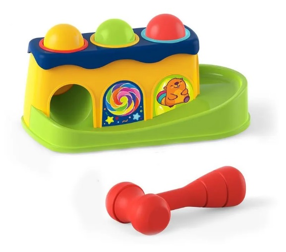 Martelinho Baby Educativo com Bolinhas BR1635 - Multikids