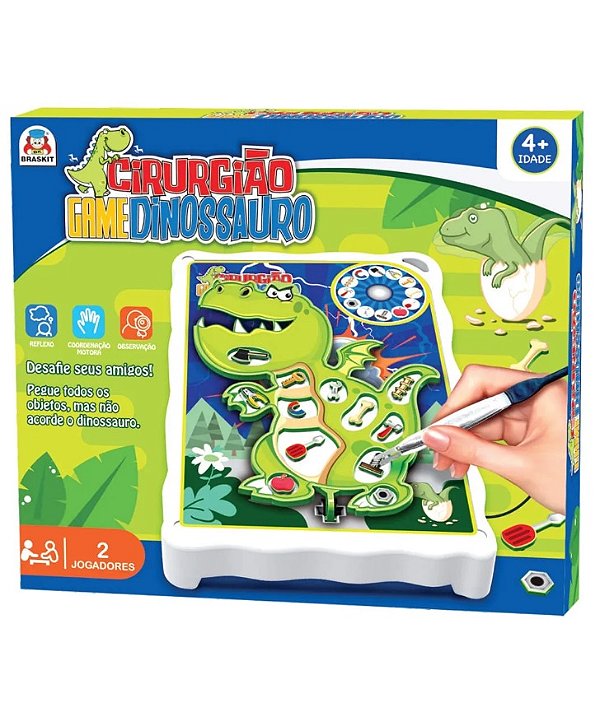 Jogo Cirurgião Game Dinossauro 1203 - Braskit