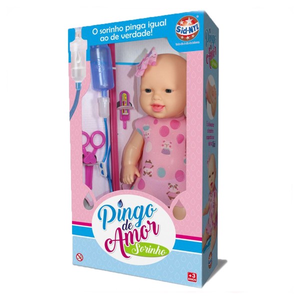 Boneca Pingo de Amor Sorinho 1376 - Sid-Nyl