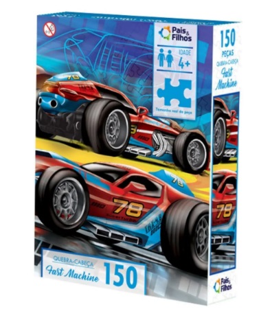 Quebra-Cabeça 150 Peças Fast Machine 791661-1 - Pais & Filhos