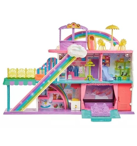 Polly Pocket Playset Shopping Doces Surpresas HHX78 - Mattel