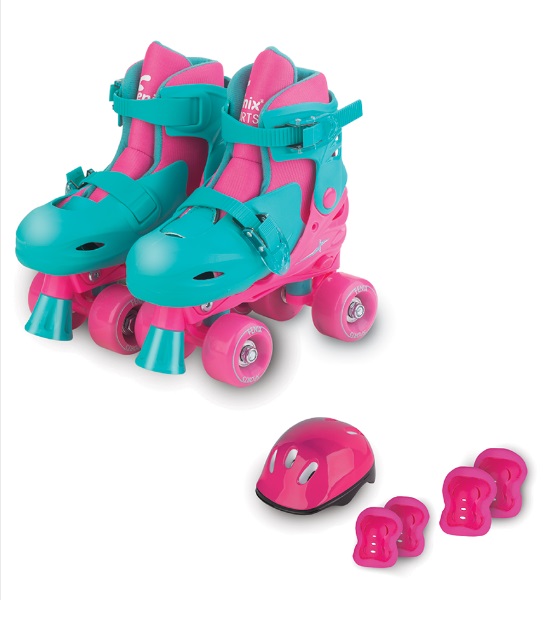 Patins 04 Rodas Ajustável 30-33 Tiffany PK-01 T - Fênix Brinquedos