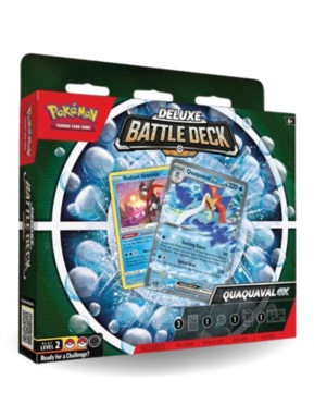 Pokémon Deck de Batalha Baralho Deluxe Quaquaval EX - Copag