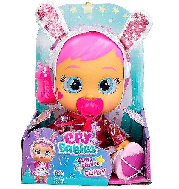 Boneca Cry babies Stars Babies Coney W1 BR2236 - Multikids