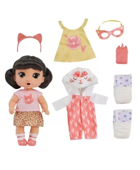 Boneca Baby Alive Minha Melhor Amiga Katie Kat Morena F9851 - Hasbro