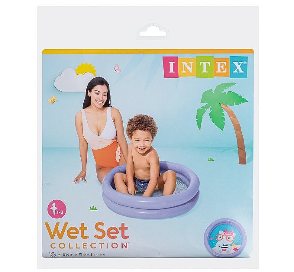 Minha Primeira Piscina do Bebê Inflável 17 Litros Sortida 59409 - Intex