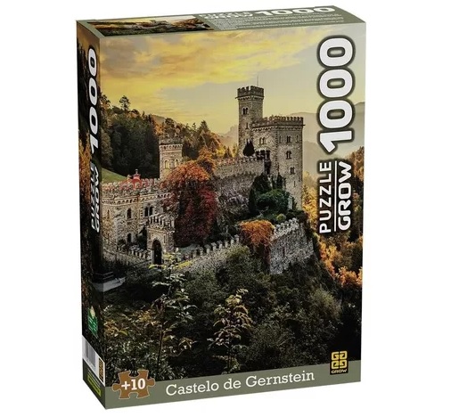 Quebra-Cabeça 1000 Peças Castelo de Gerstein 4400 - Grow