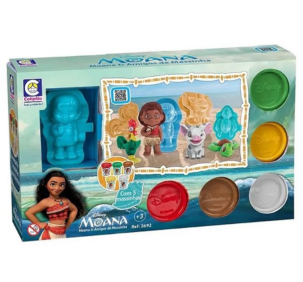 Kit Massinha Moana e Amigos 2692 - Cotiplás