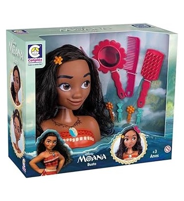 Boneca Busto Moana Disney 2599 - Cotiplás