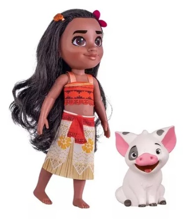 Boneca Moana com Porquinho Puá 2600 - Cotiplás