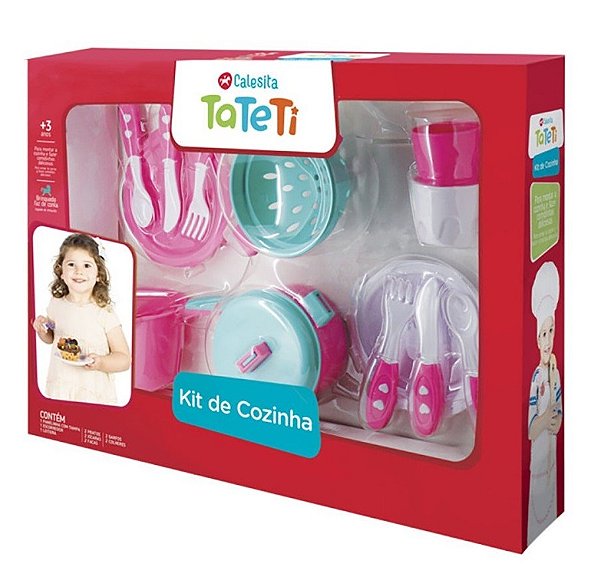 Kit de Cozinha Rosa 0335 - Tateti
