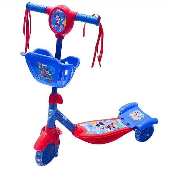 Patinete com Luz e Som Mickey 9040 - Zippy Toys