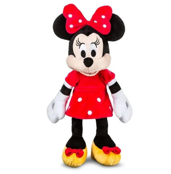 Boneca Minnie Pelúcia 40cm com Som e Luz BR2348 - Multikids