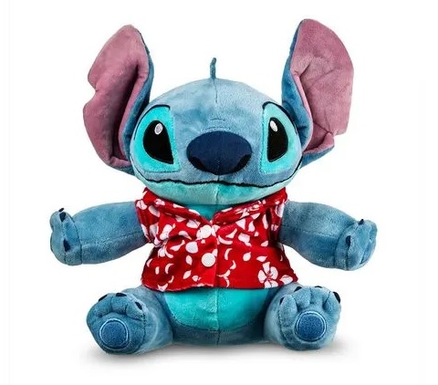 Pelúcia Disney Stitch Hawaii com mecanismo Luz e Som BR2198 - Multikids