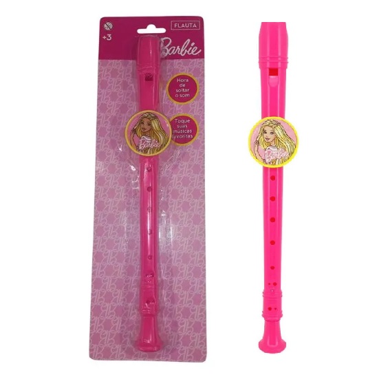 Flauta Musical Infantil Barbie 56055 - Toyng