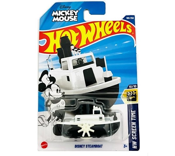 Hot Wheels Mickey Disney Steamboat 1:64 Lote H 2025 - Mattel