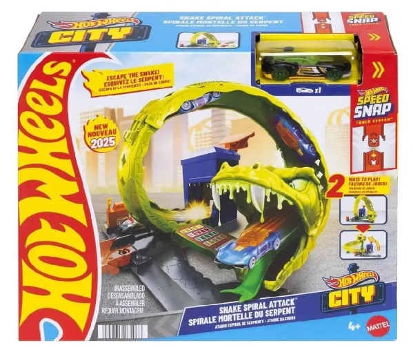 Hot Wheels Pista City Nemesis Ataque de Cobra JBM63 - Mattel