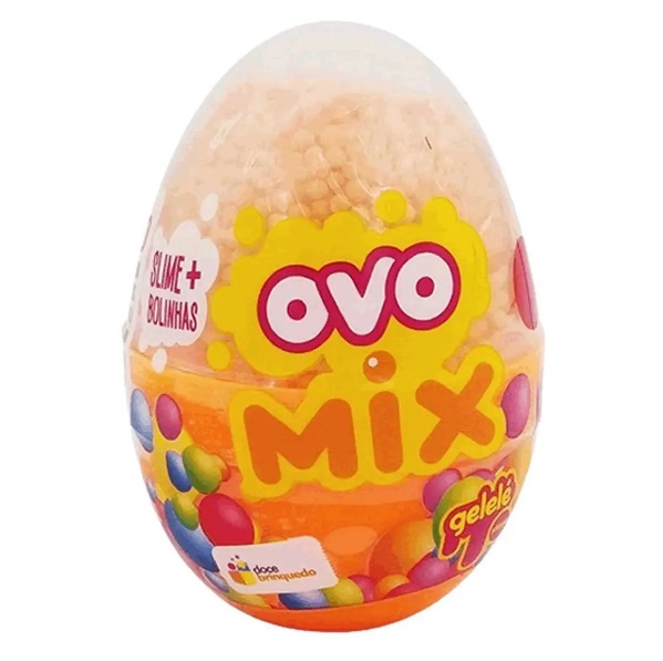 Ovo Mix Foam Slime 63G Sortidos 3647 - Doce Brinquedo