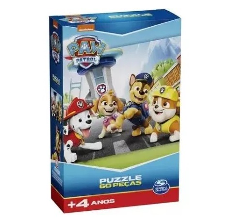 Quebra-Cabeça 60 Peças Patrulha Canina 3352 - Grow