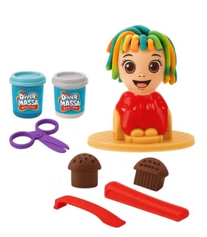 Diver Massa Hair Style Cabelo Maluco 8353 - Divertoys
