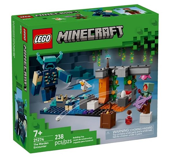 Lego Minecraft O Encontro com o Guarda 21274 - LEGO