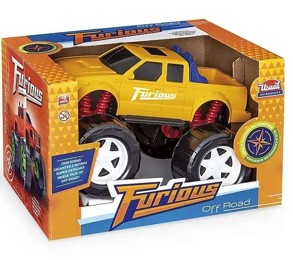 Carrinho Pick-Up Furious 644 - Usual Brinquedos