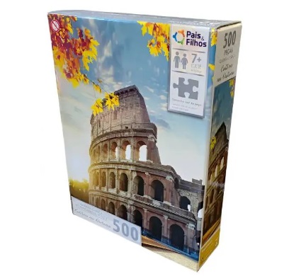 Quebra-Cabeça 500 Peças Coliseu no Outono 792990-1 - Pais & Filhos