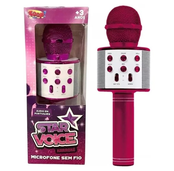 Microfone Bluetooth ZP00994/ZP0975 - Zoop Toys