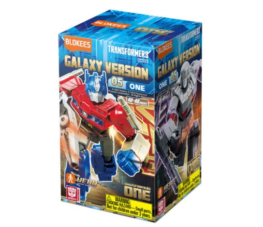Bonecos Blokees Transformers One Galaxy Version 05 Sortidos Box Surpresa 71105 - Polibrinq