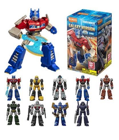 Bonecos Blokees Transformers One Galaxy Version 05 Sortidos Box Surpresa 71105 - Polibrinq