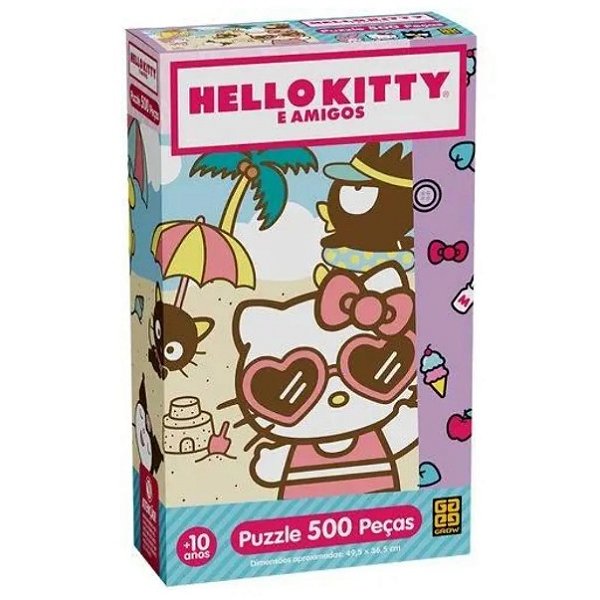 Quebra-Cabeça 500 Peças Hello Kitty 04678 - Grow