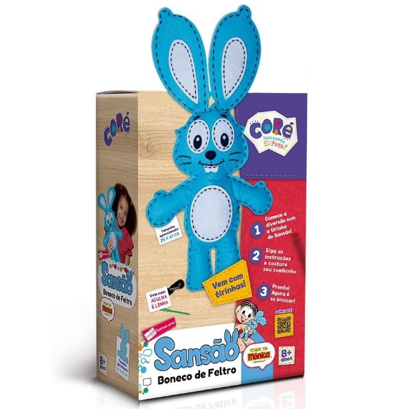 Boneco de Feltro Sansão Turma da Mônica 3340 - Toyster