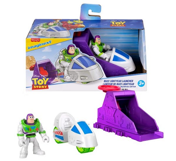 Imaginext Toy Story Figura de Ação e Lançador de Impacto Secreto Sortido JKW24 - Fisher-Price