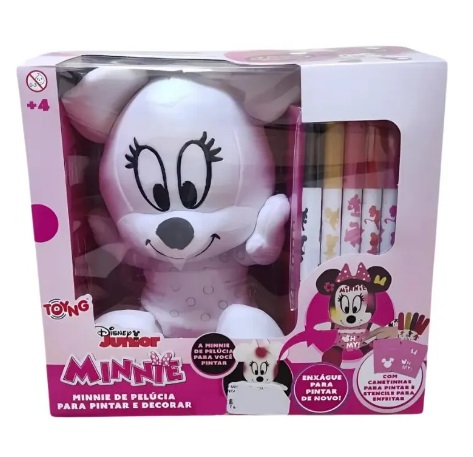 Pelúcia de Pintar da Minnie Disney 55274 - Toyng