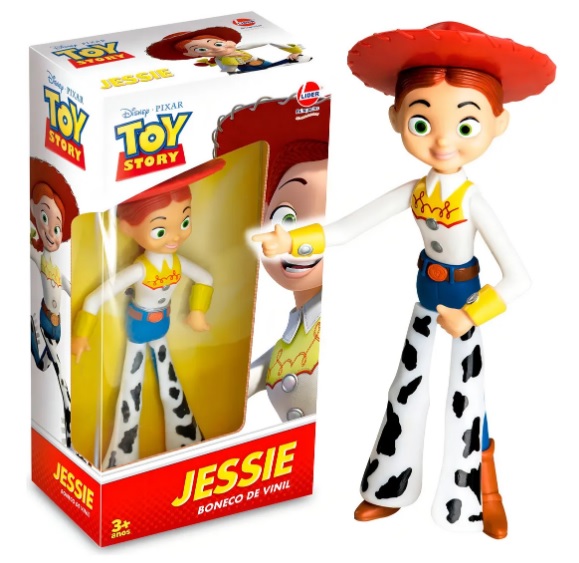 Boneca Jessie Toy Story em Vinil 2590 - Líder Brinquedos