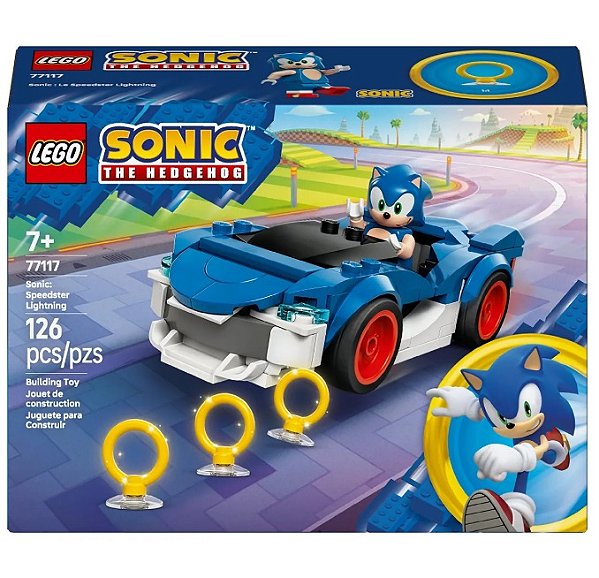Lego Sonic The Hedgehog Relâmpago Velocista 77117 - LEGO