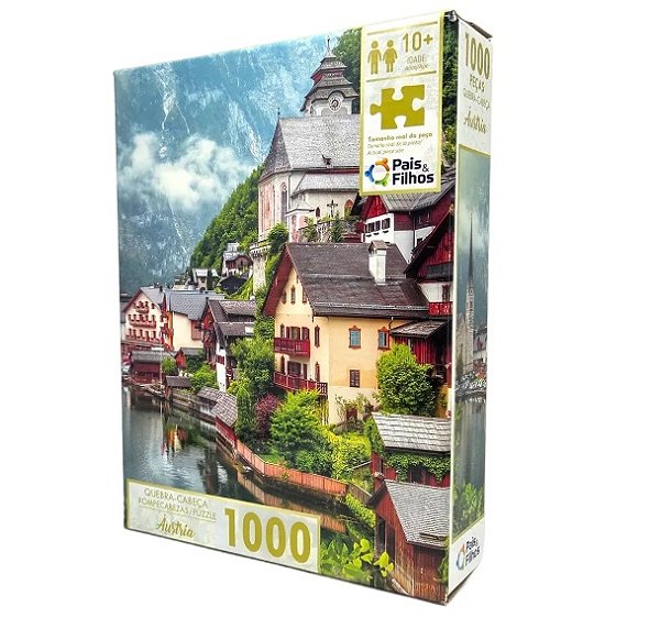 Quebra-Cabeça 1000 Peças Áustria 793598-1 - Pais & Filhos