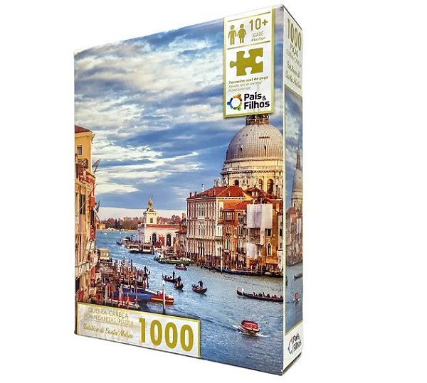 Quebra-Cabeça 1000 Peças Basílica de Santa Maria Veneza 793610-1 - Pais & Filhos