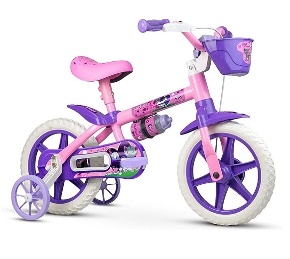 Bicicleta Aro 12" Cat Selim em PU - Nathor