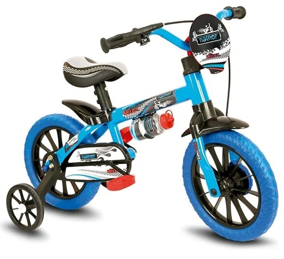 Bicicleta Aro 12" Veloz Selim em PU - Nathor