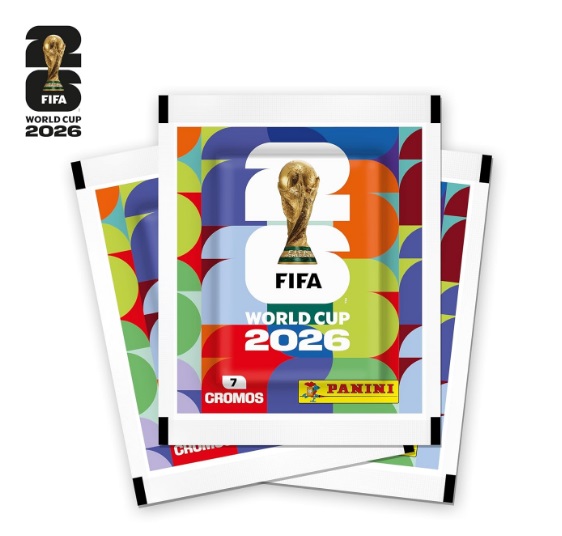 Kit com 10 Pacotes de Figurinhas da Copa 2026 - Panini