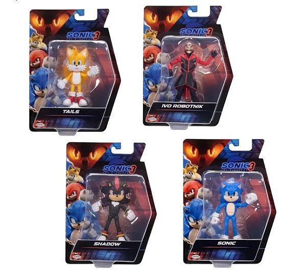 Figura Articulada 5" Sonic Filme 3 Sortidas 4412 - Sunny