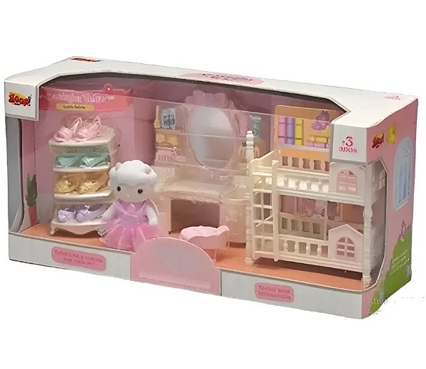 Casinha Feliz Quarto com Beliche ZP01239 - Zoop Toys