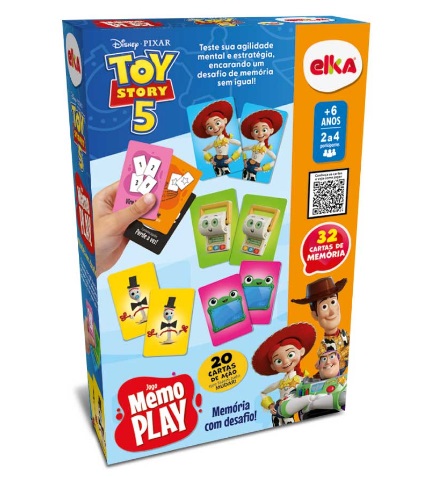Jogo Memo Play Toy Story 5 1354 - Elka