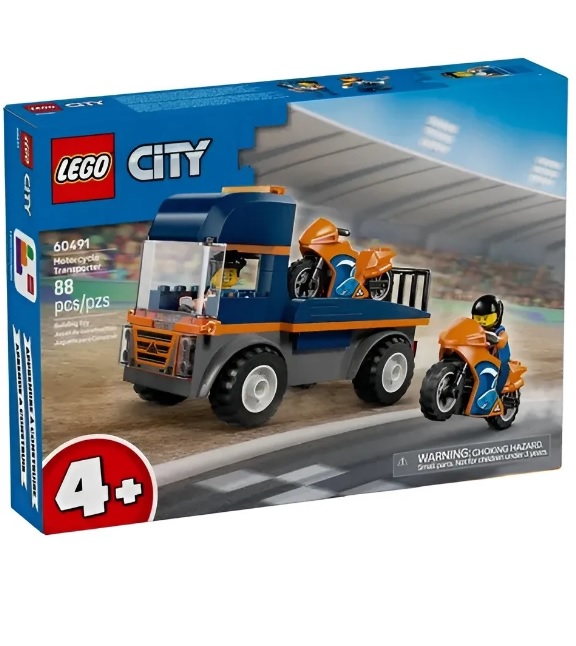 Lego City Caminhão de Transporte de Motocicletas 60491 - LEGO